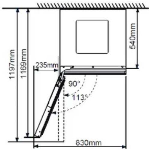 HAIER CSW9619ENGBW - Recomandare in ceea ce priveste spatui - 2