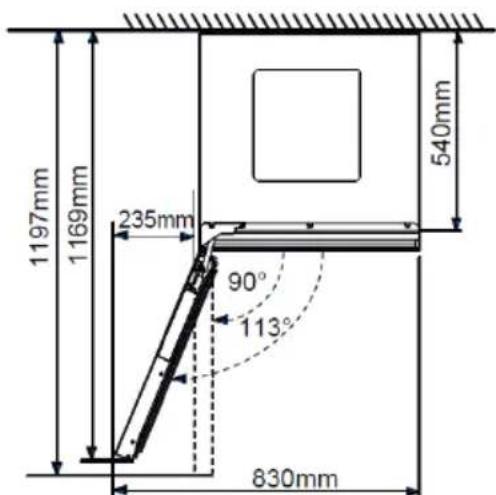 HAIER CSW9619ENGBW - Ruimteaanbeveling - 2