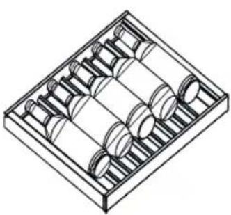 HAIER CSW9619ENGBW - 2.Bottling diagrams for different racks - 2