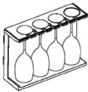 HAIER CSW9619ENGBW - Diagrame de plagare a sticlelor pentru diferite rafturi - 4