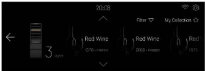 HAIER CSW9619ENGBW - Funkcija Smart Wine pretraživanja - 2