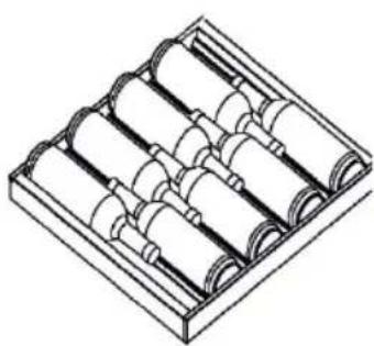 HAIER CSW9619ENGBW - Diagrame de plagare a sticlelor pentru diferite rafturi - 1