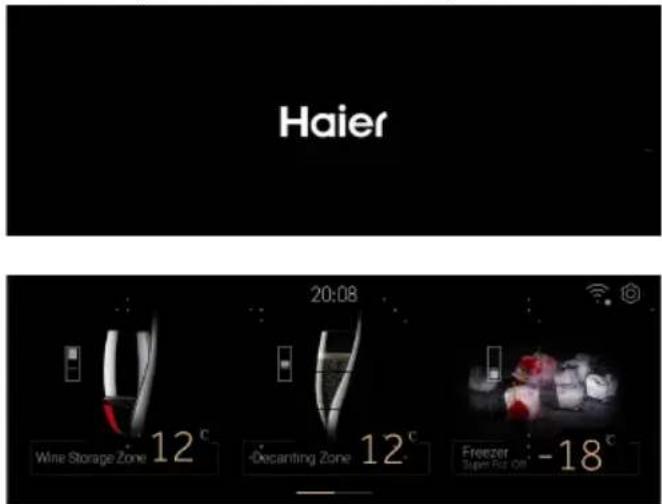 HAIER CSW9619ENGBW - First power on setting - 1
