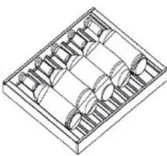 HAIER CSW9619ENGBW - Diagrame de plagare a sticlelor pentru diferite rafturi - 2