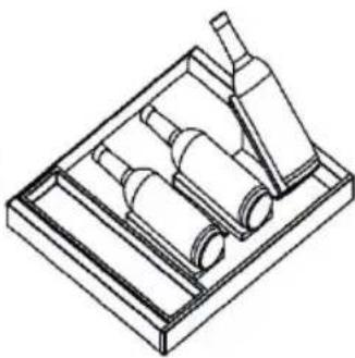 HAIER CSW9619ENGBW - Diagrame de plagare a sticlelor pentru diferite rafturi - 3