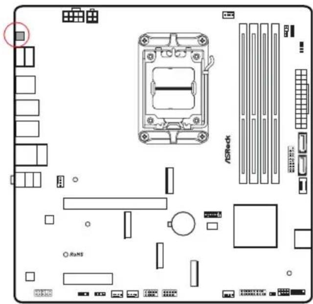ASROCK B850M Pro RS - Boutons intelligents - 1
