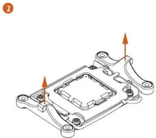ASROCK B850M Pro RS - Installation du dispositif de refroidissement de l'unité centrale (type 1) - 3