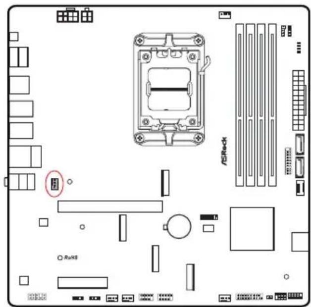 ASROCK B850M Pro RS - Embases et connecteurs de la carte mère - 20