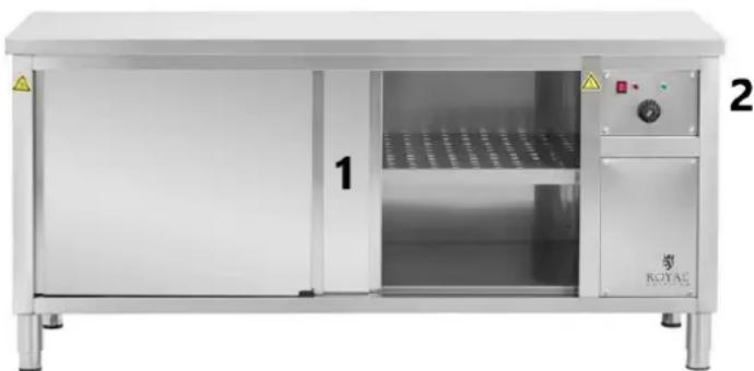 Royal Catering RCWC60180 - Περιγραφή συσκευής - 1