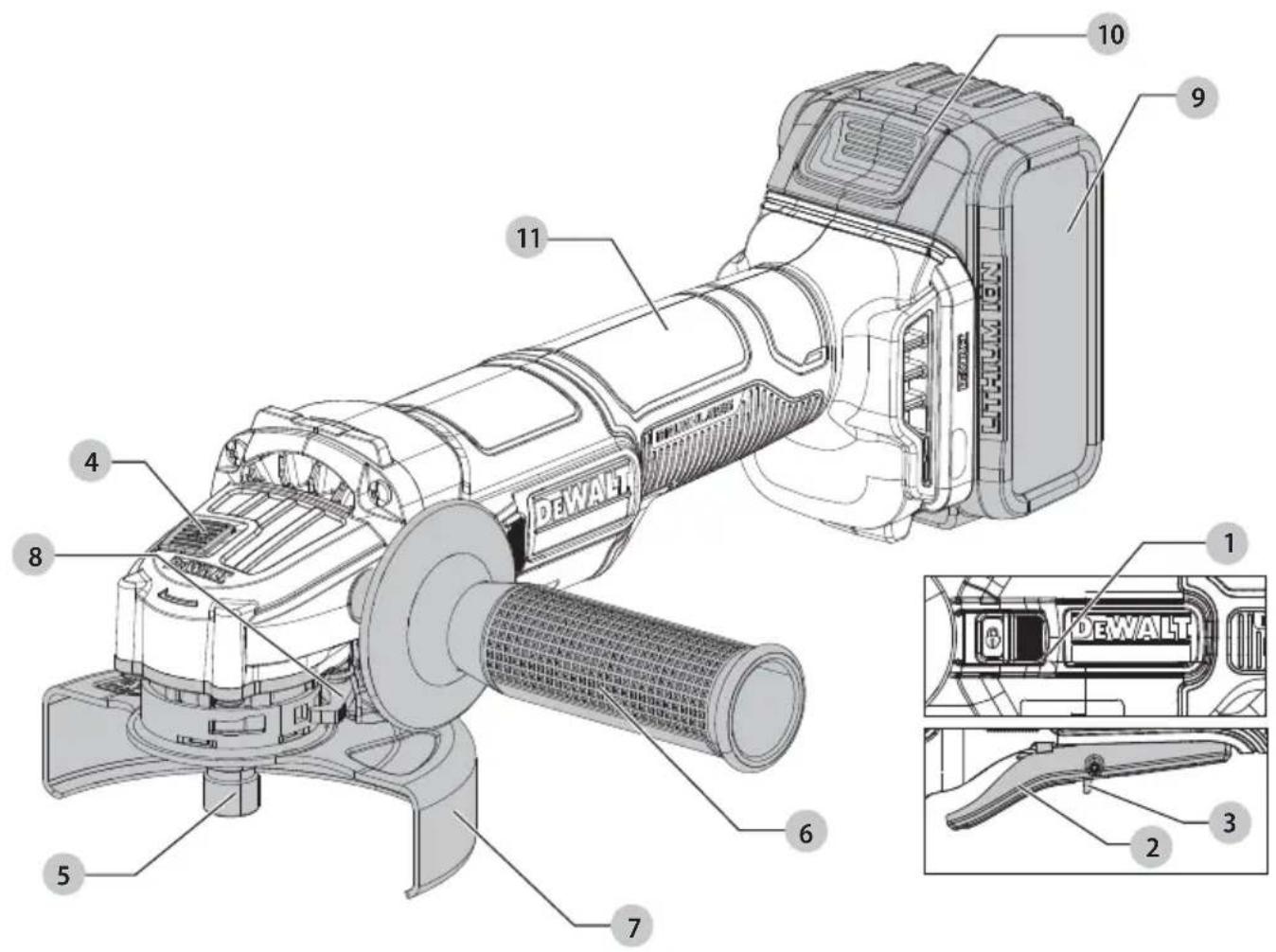 DEWALT DCG407 - 1
