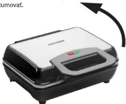 Concept VF3040 - Postup prípravy waflovača: - 1