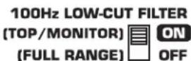 QSC HPR151i - Filter ON (100 Hz Low-Cut) - 3