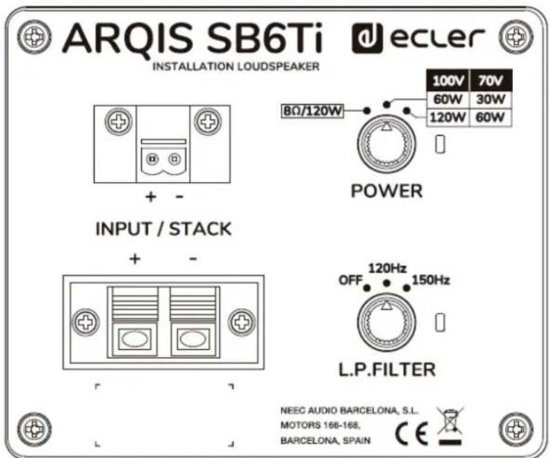 Ecler ARQISSB10i - ARQISSB6Ti - 1