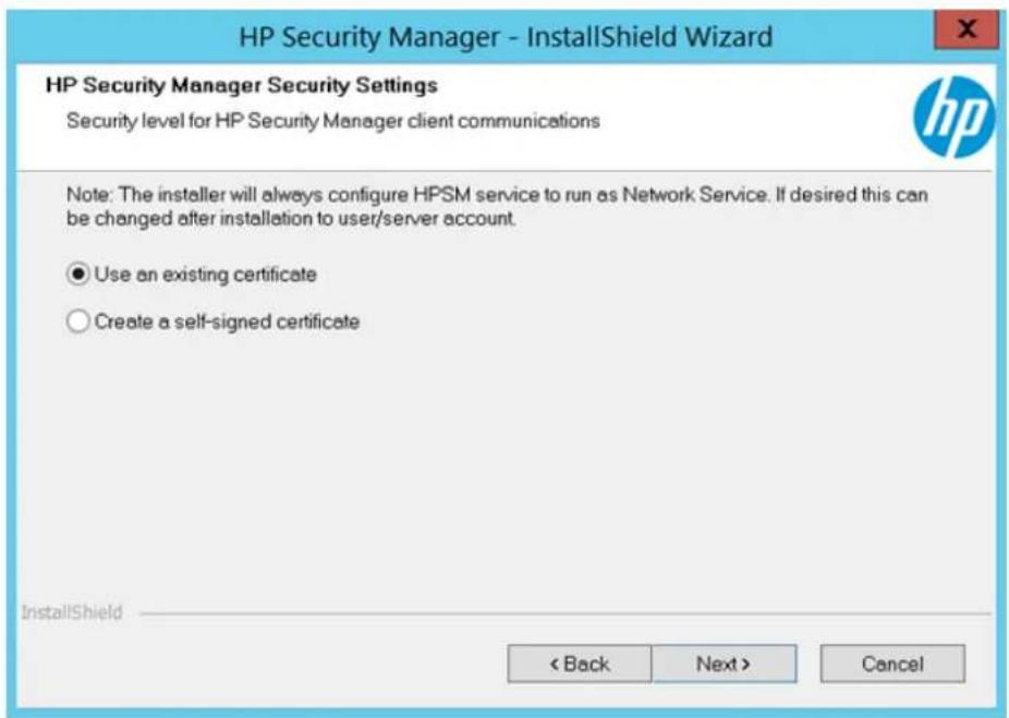 HP Security Manager - Pointage vers une base de données existante sur un serveur SQL distant (à distance uniquement) - 9