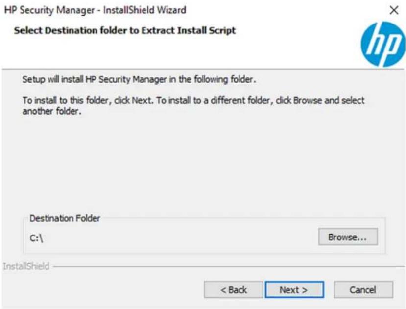 HP Security Manager - Mise à niveau de la base de données distante HP Security Manager et l'application Web sans droits d'accès à la base de données à l'aide de scripts SQL - 3