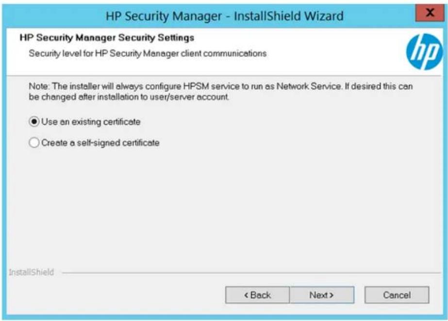 HP Security Manager - Mise à niveau de l'application Web et de la base de données sur le même ordinateur - 16