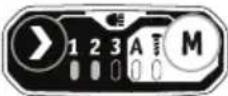 Hazet 9512600 - Using the "M" button: - 2