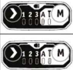 Hazet 9512600 - „M“ mygtuko naudojimas: - 9