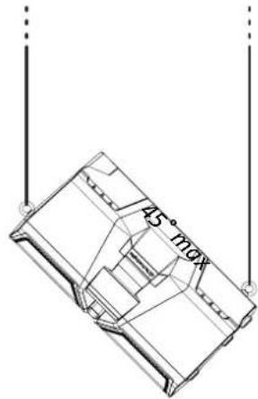 DB Technologies Opera Reevo 212 - INSTALLATION SUSPENDUE PAR ANNEAUX DE SUSPENSION M10 - 2