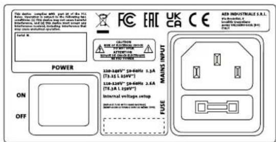 DB Technologies Opera Reevo 212 - CONNECTING THE POWER SUPPLY - 1