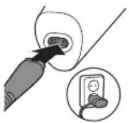PHILIPS BT3221 - Come ricaricare il disposativo - 1