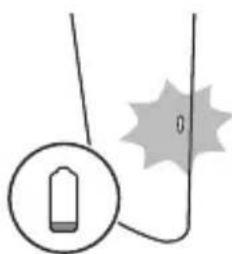 PHILIPS BT3203 - Indications de l'etat des piles - 1