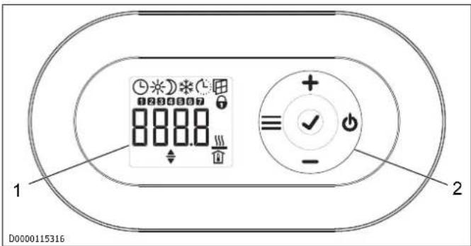 STIEBEL ELTRON CNS 2500 Plus LCD - Programming unit - 1