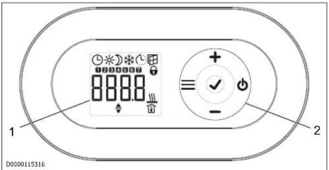 STIEBEL ELTRON CNS 2500 Plus LCD - Ovládací díl - 1