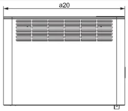 STIEBEL ELTRON CNS 2500 Plus LCD - Maße und Anschlüsse - 1