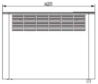 STIEBEL ELTRON CNS 2500 Plus LCD - Dimensions and connections - 1