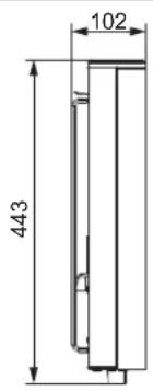 STIEBEL ELTRON CNS 2500 Plus LCD - Dimensions and connections - 2