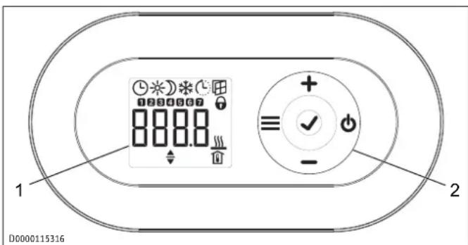 STIEBEL ELTRON CNS 2500 Plus LCD - Unité de commande - 1