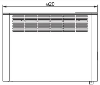 STIEBEL ELTRON CNS 2500 Plus LCD - Afmetingen en aansluitingen - 1