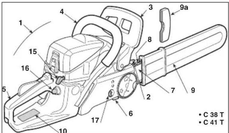 ALPINA ACS 41 - PIECES principales - 2
