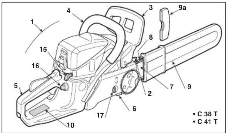 ALPINA ACS 41 - COMPONENTI PRINCIPALI - 2