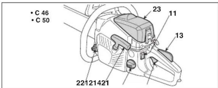 ALPINA ACS 41 - CONTROLS AND FILLING POINTS - 2
