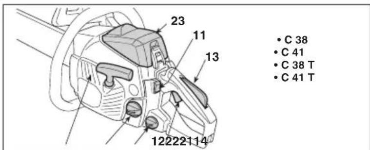 ALPINA ACS 41 - COMANDOS E ABASTECIMENTOS - 1