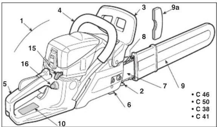 ALPINA ACS 41 - PIECES principales - 1