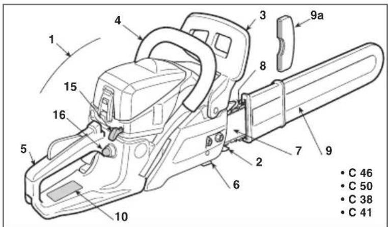 ALPINA ACS 41 - COMPONENTI PRINCIPALI - 1