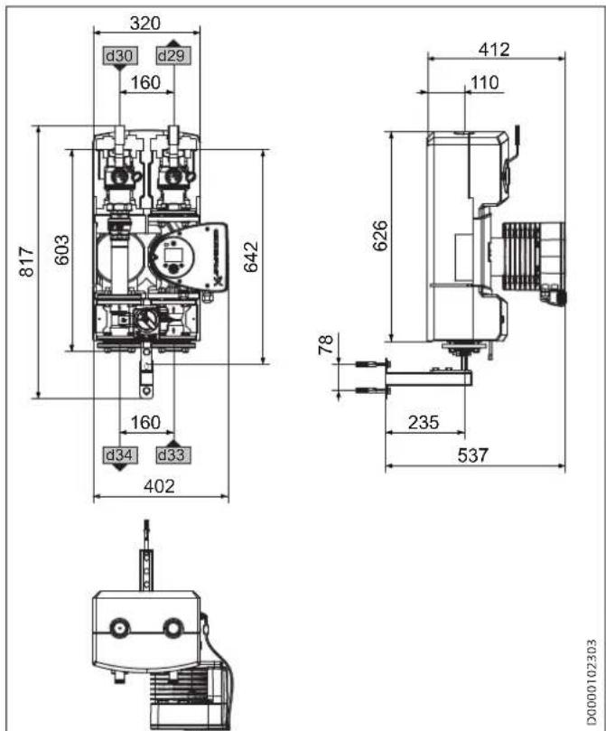 STIEBEL ELTRON PMG 2 - Afmetingen en aansluitingen - 5