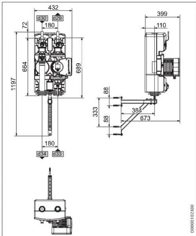 STIEBEL ELTRON PMG 2 - Cotes et raccordements - 3