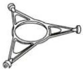 WHIRLPOOL WMD6O4TX - SUPORTUL PLACII ROTATIVE - 1