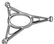 WHIRLPOOL WMD6O4TX - SUPPORTO PER PIATTO ROTANTE - 1