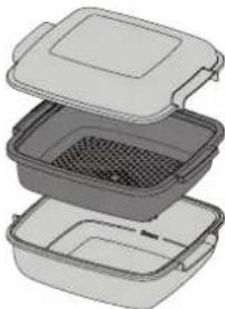 WHIRLPOOL WMD6O4TX - NACZYNIE DO GOTOWANIA NA PARZE - 1