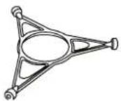 WHIRLPOOL WMD6O4TX - PYÖRIVÄN LAUTASEN TUKI - 1