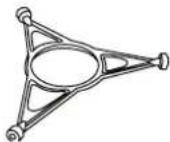 WHIRLPOOL WMD6O4TX - SUPORTE DO PRATO ROTATIVO - 1