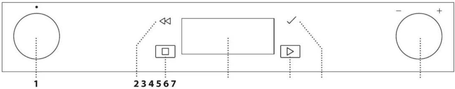 WHIRLPOOL WMD6O4TX - KÄYTTOPANEELIN KUVAUS - 1