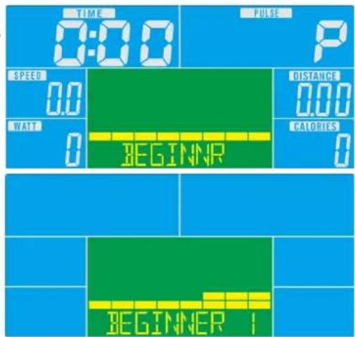 Toorx BRX300 - Programmes pre-installés - 5