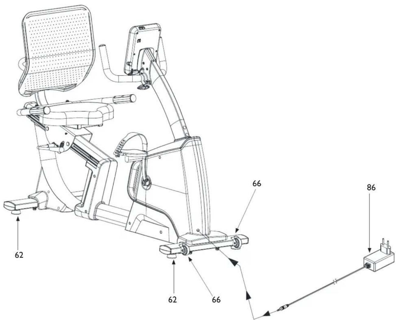 Toorx BRX300 - Branchement électrique - 1