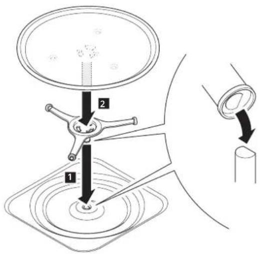 Wisberg WB3CM25B - INSTALLING THE TRIPOD ARM AND THE TURNTABLE - 1